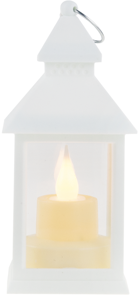 Dekoratyvinis LED žibintas, baltas