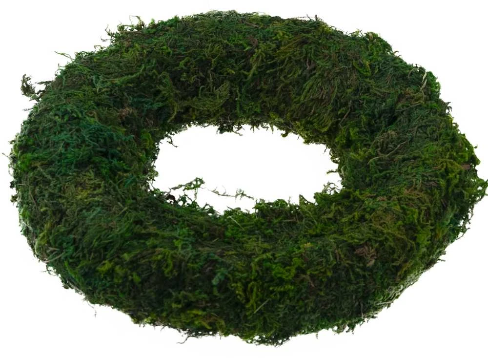 Dekoratyvinis samanų vainikas, 20 cm