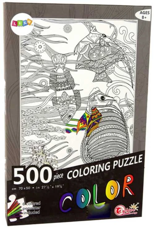 Dėlionė spalvinimui Žuvys, 500 d.