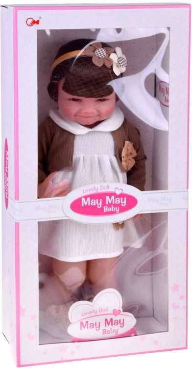 Didelė lėlė su priedais "May May Baby", 55 cm