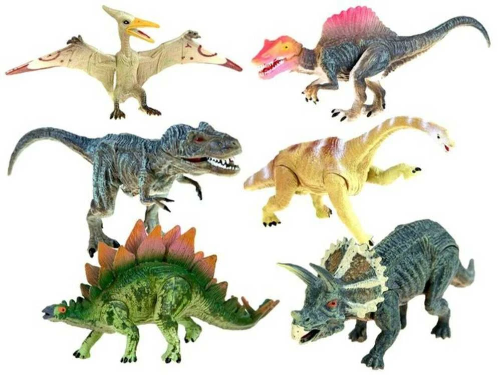 Didelis dinozaurų rinkinys, 6 vnt.