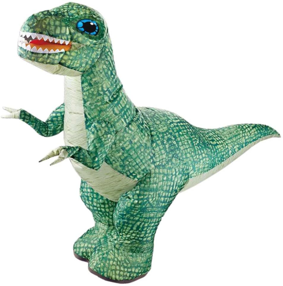 Didelis pripučiamas dinozauras su nuotolinio valdymo pultu, 130 x 190 cm