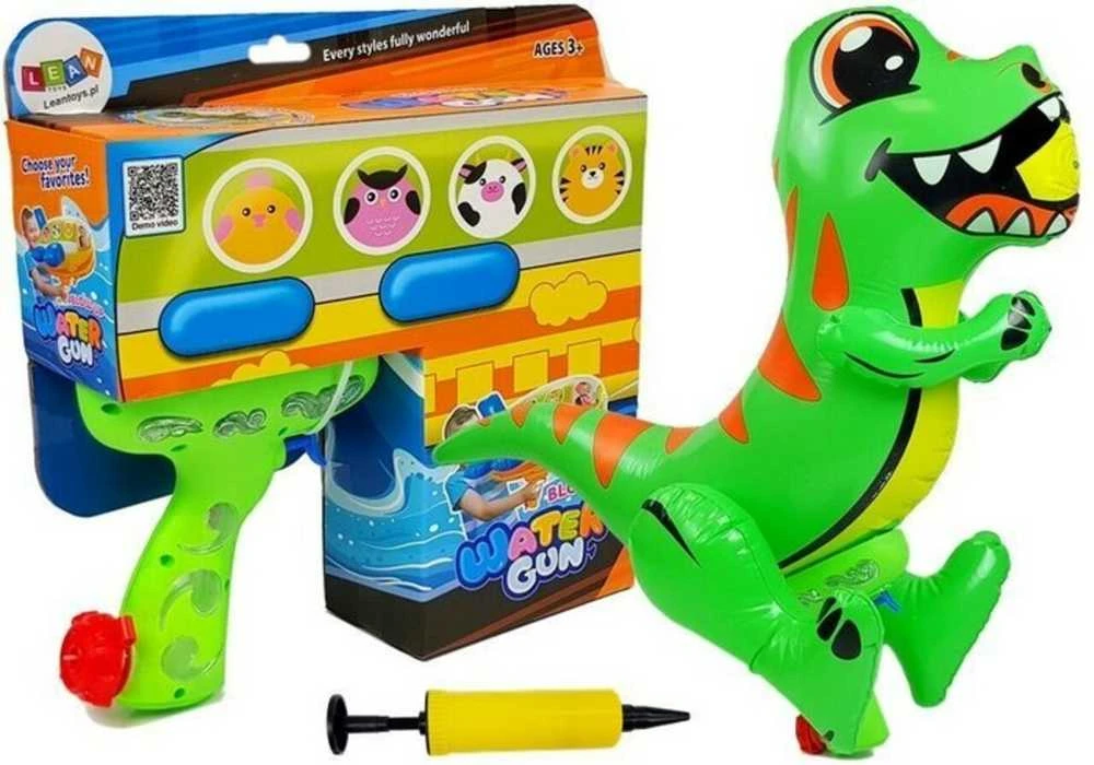 Didelis pripučiamas vandens šautuvas Dinozauras