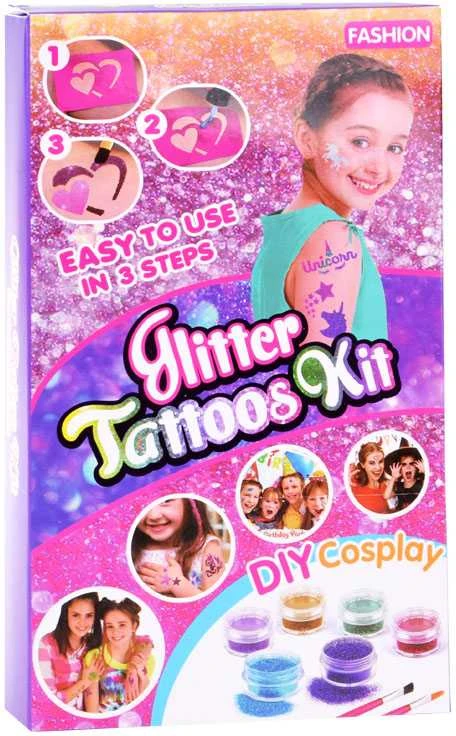 Didelis tatuiruočių kūrimo rinkinys, 24 spalvų + 120 modelių