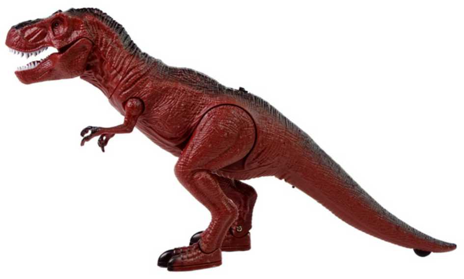 Dinozauras Tyrannosaurus Rex su nuotolinio valdymo pultu ir efektais