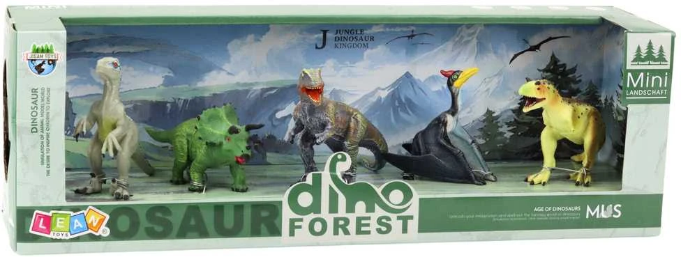 Dinozaurų figūrėlių rinkinys, 5 vnt.