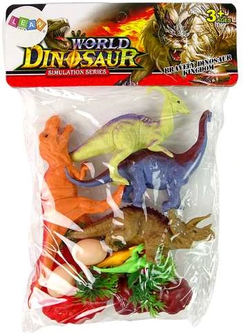 Dinozaurų figūrėlių rinkinys su priedais, 15 vnt,