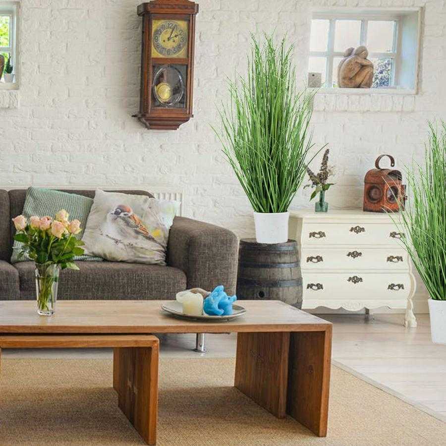 Dirbtinė dekoratyvinė žolė vazonėlyje, 70 cm