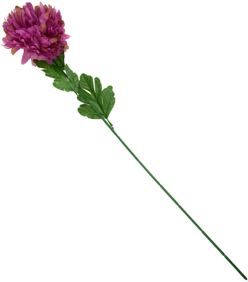 Dirbtinė gėlė Chrizantema XXL, violetinė, 1 vnt.
