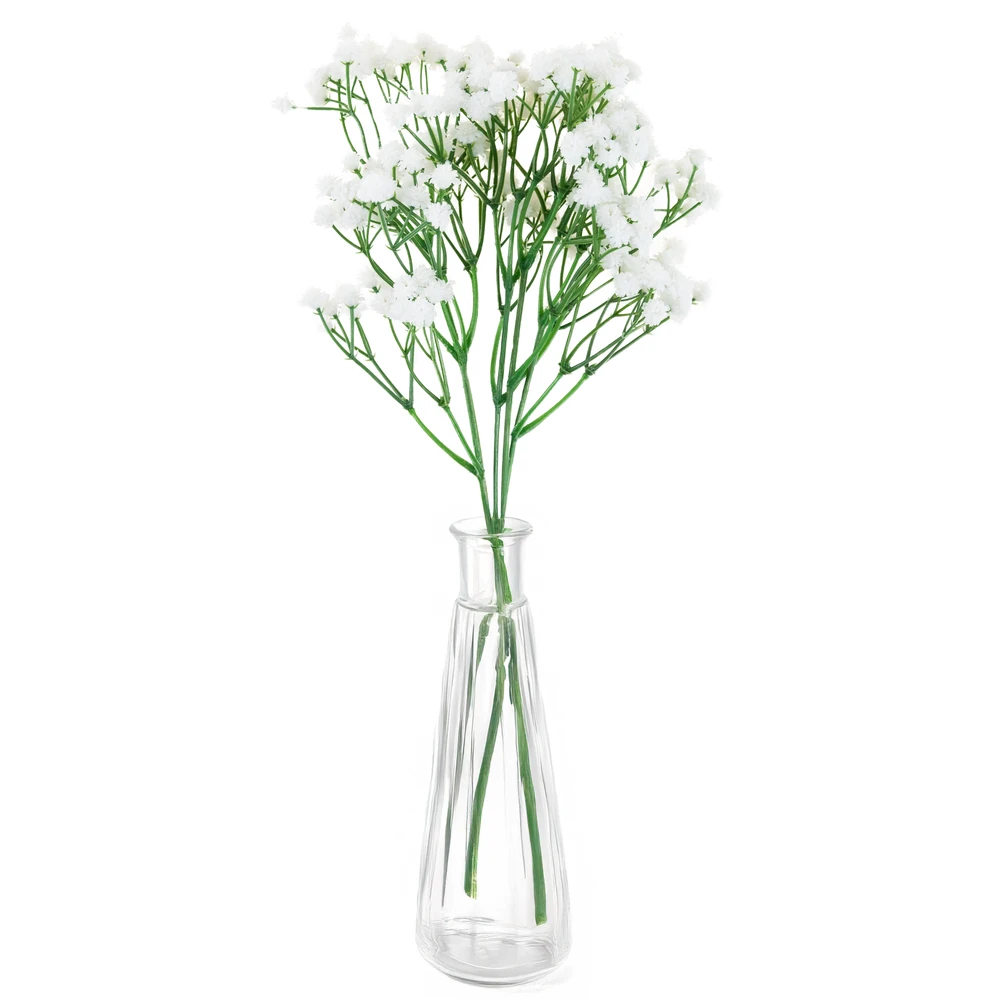 Dirbtinė gipsofilijos puokštė, balta