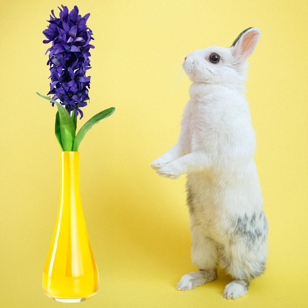Dirbtinė hiacinto šaka, violetinė, 1 vnt.