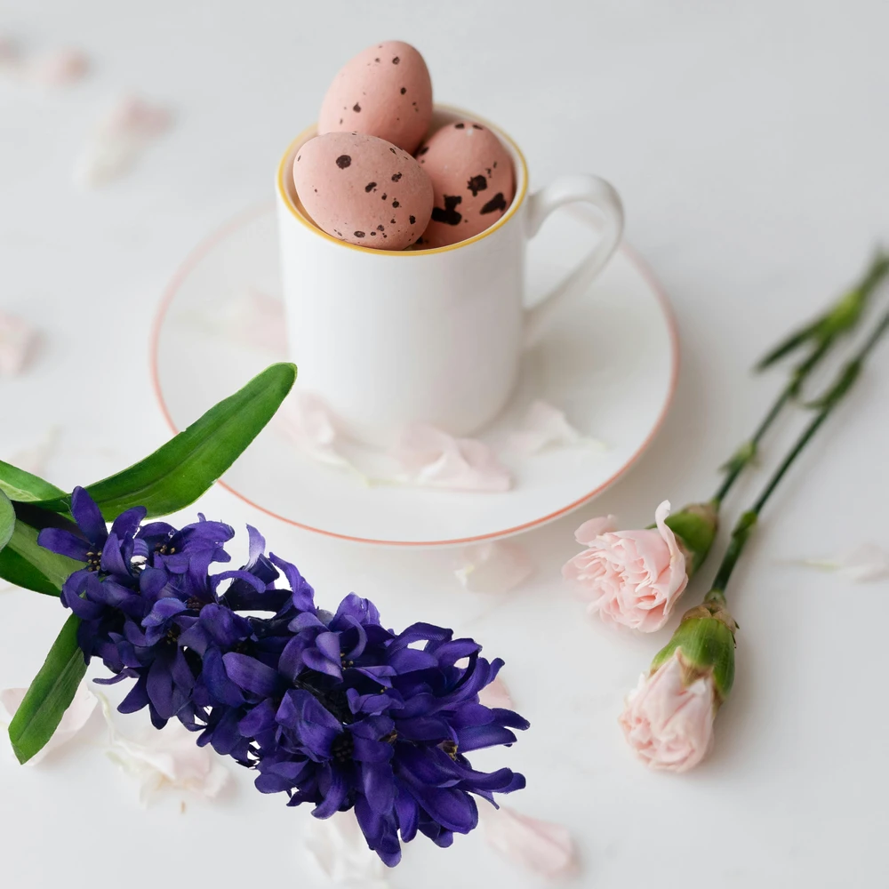 Dirbtinė hiacinto šaka, violetinė, 1 vnt.