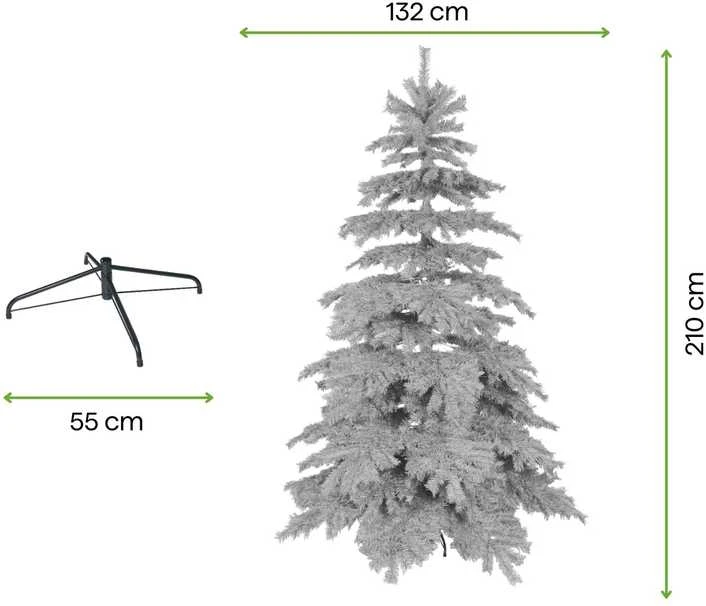 Dirbtinė Kalėdų eglutė CHILLY, 210 cm, su stovu