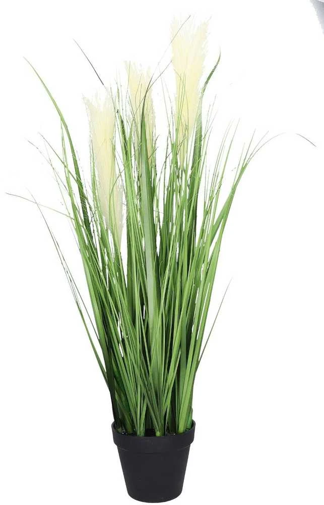 Dirbtinė pampų žolė vazone, 45 cm