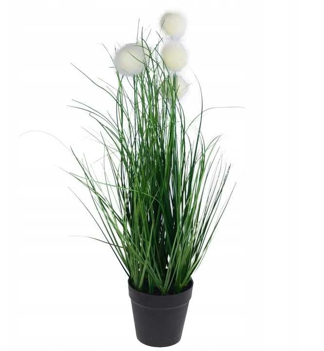 Dirbtinė pampų žolė vazonėlyje, 50 cm