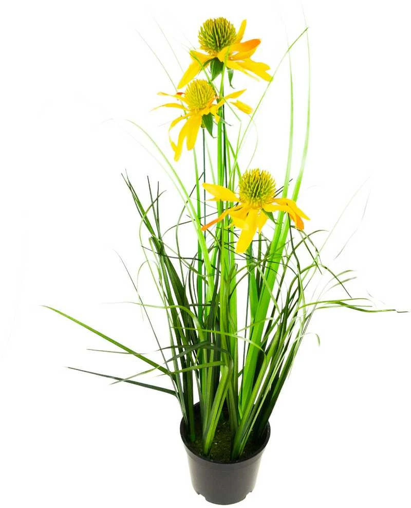Dirbtinė rudbekija vazone, 50 cm