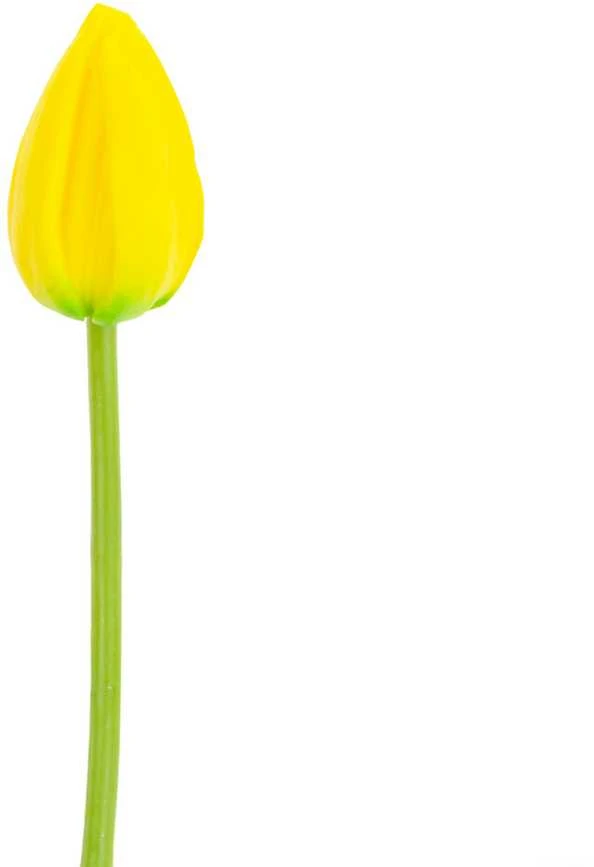 Dirbtinė tulpė, 1 vnt, geltona
