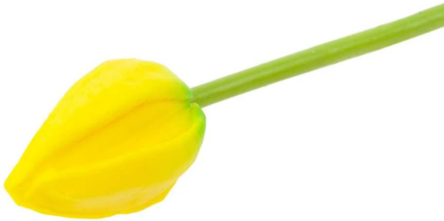 Dirbtinė tulpė, 1 vnt, geltona