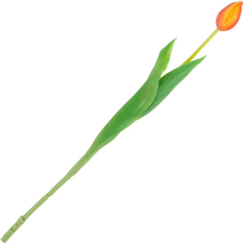 Dirbtinė tulpė, 1 vnt., oranžinė