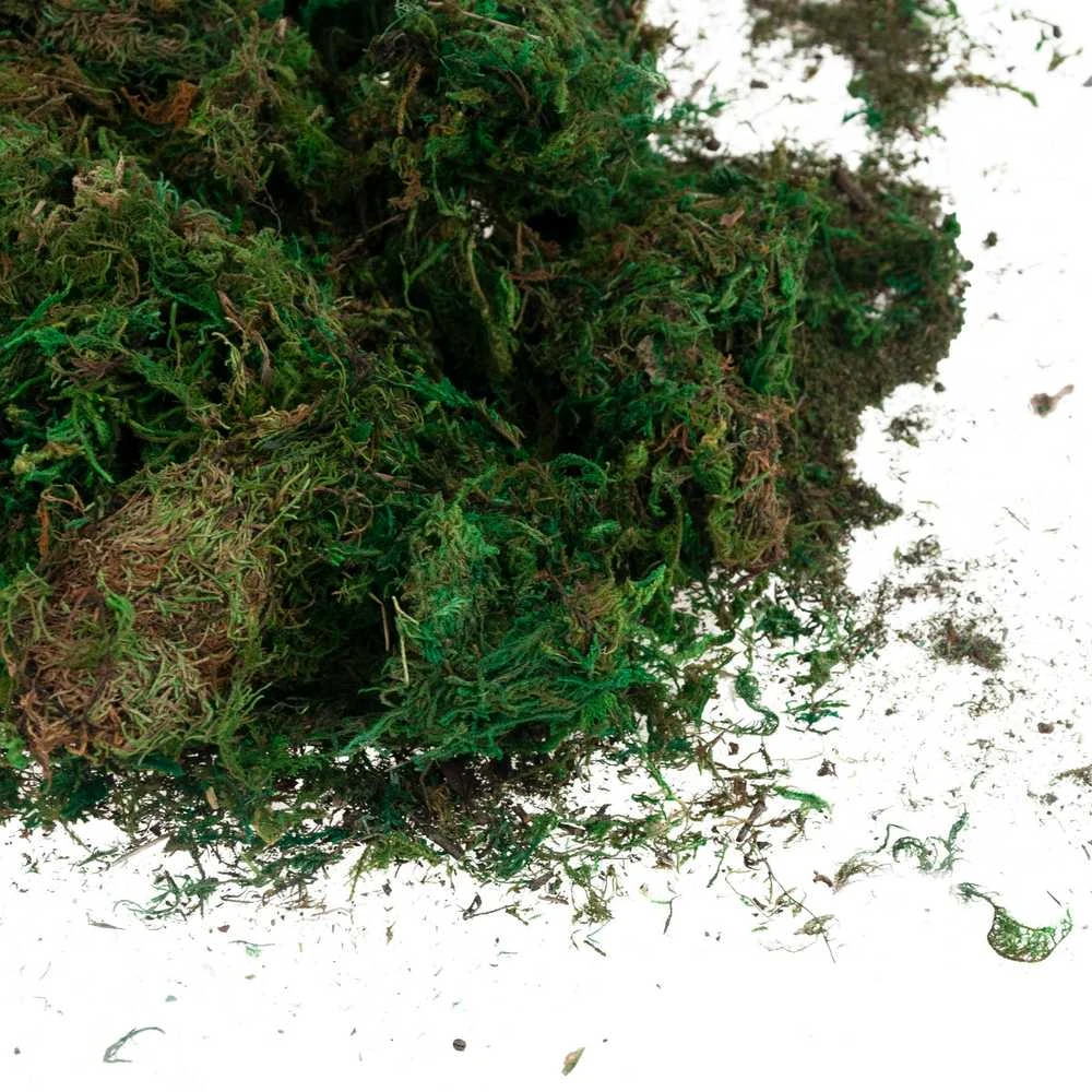 Dirbtinės samanos dekoracijoms, 1kg
