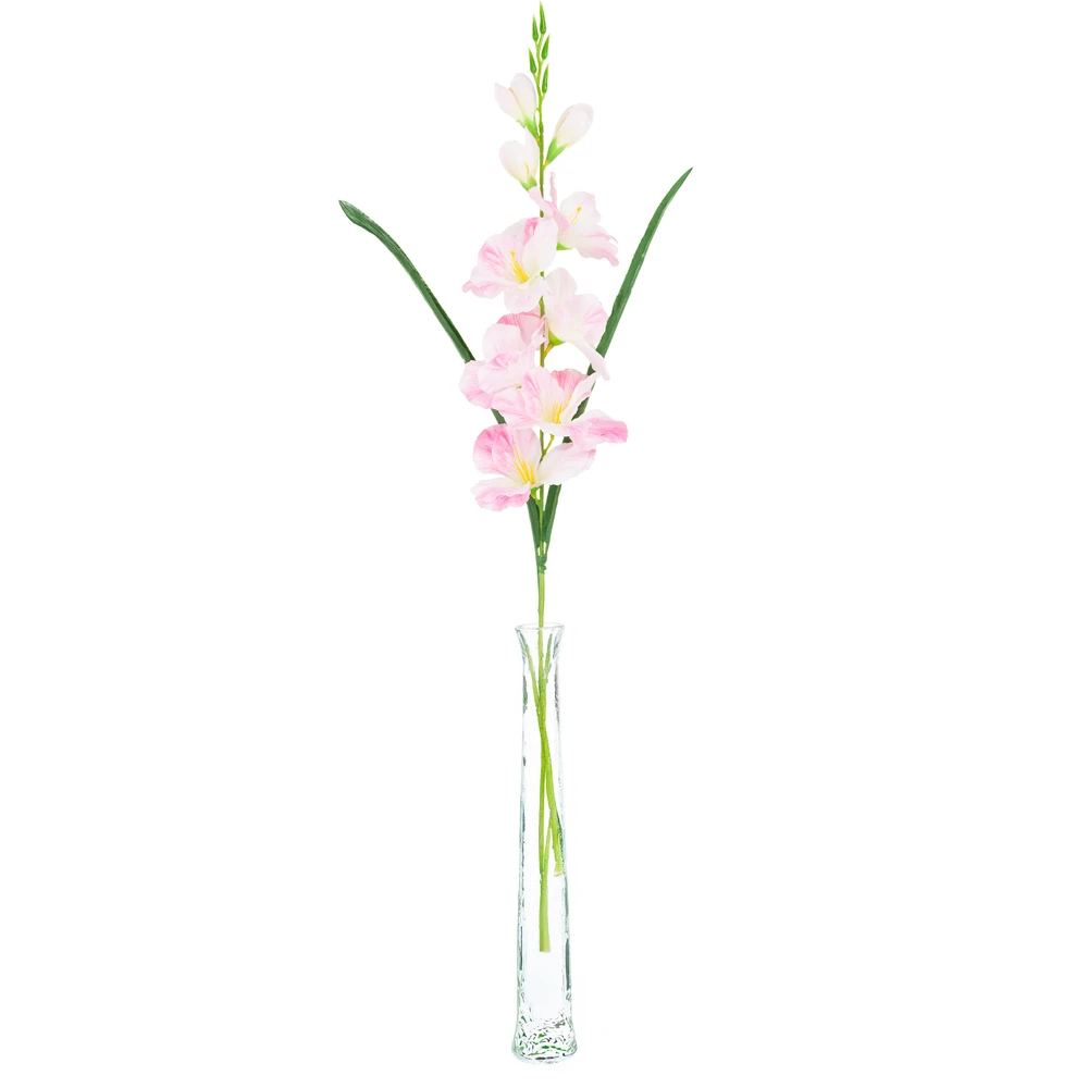 Dirbtinis dekoratyvinis kardelis, rožinis/baltas, 80 cm