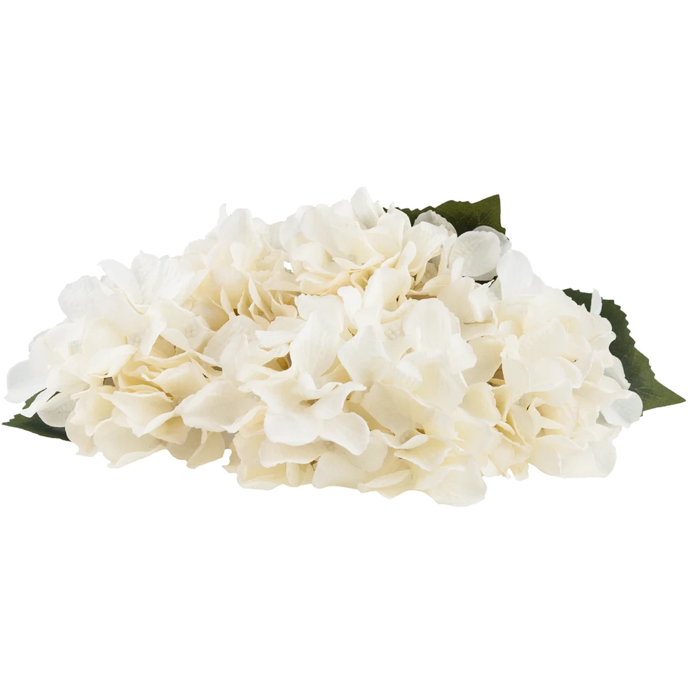 Dirbtinių hortenzijų puokštė, ivory