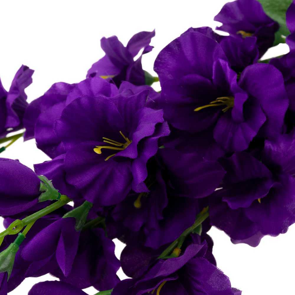Dirbtinių kardelių puokštė, 5 vnt., violetinė