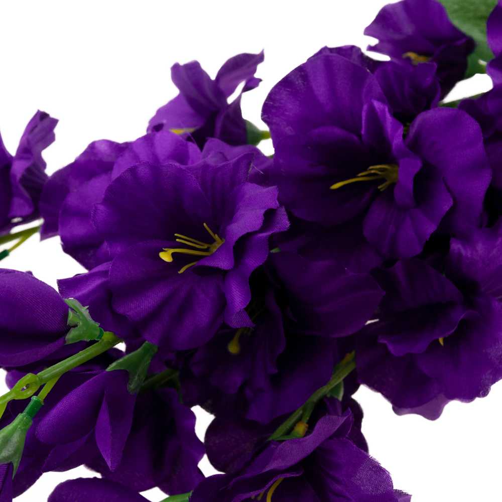 Dirbtinių kardelių puokštė, 5 vnt., violetinė