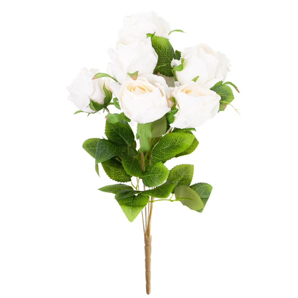 Dirbtinių rožių puokštė, 45 cm
