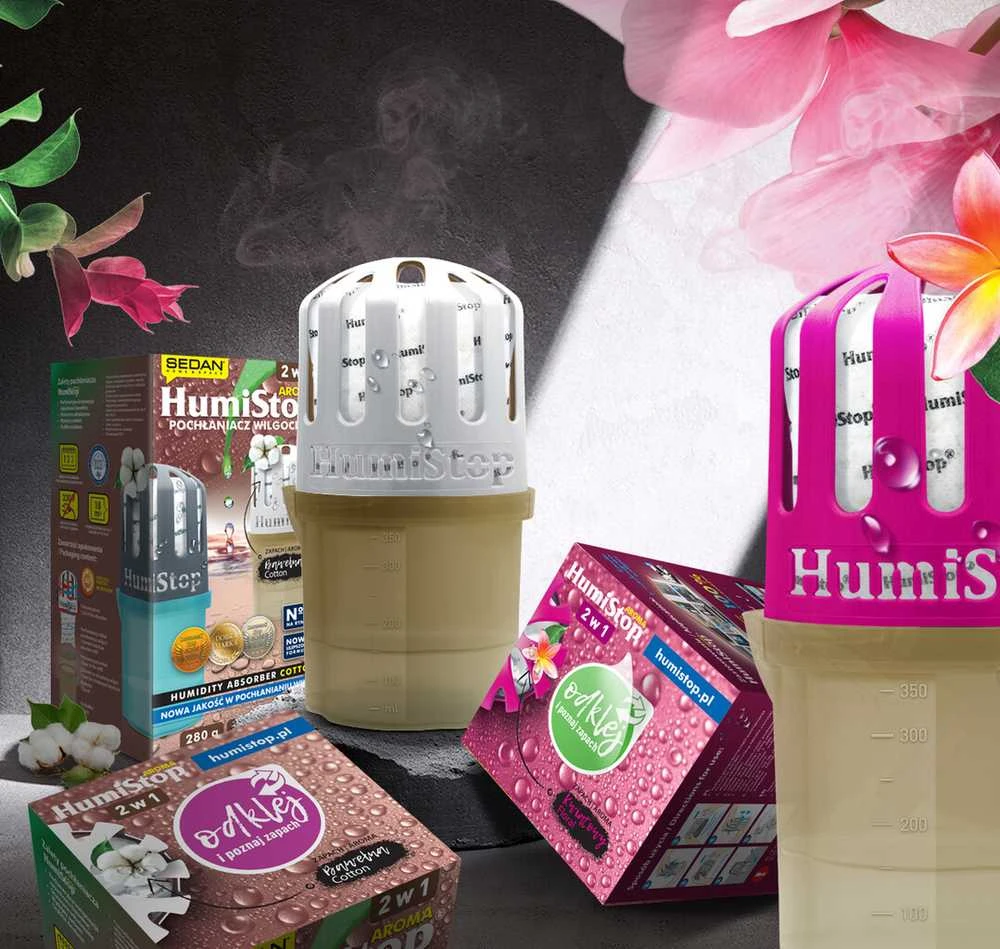 Sausintuvas Drėgmės sugėriklis HumiStop Aroma - Cotton, 18 m²
