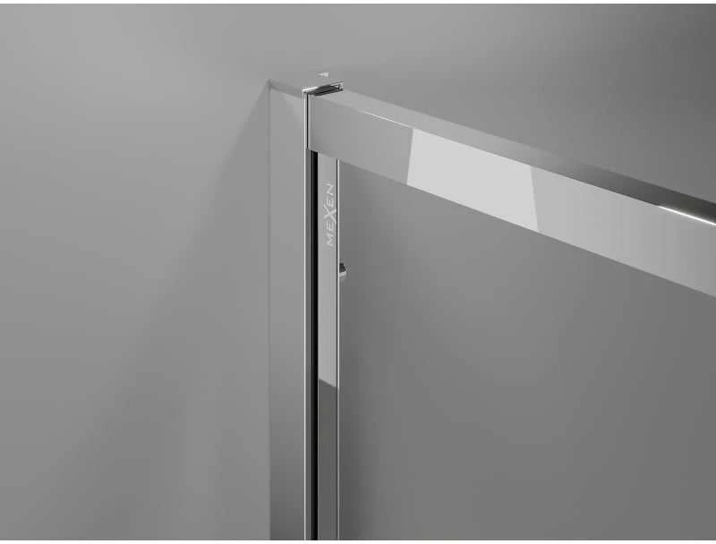 Dušo durys Mexen Exo, stumdomos, 150 cm, transparent/chrome