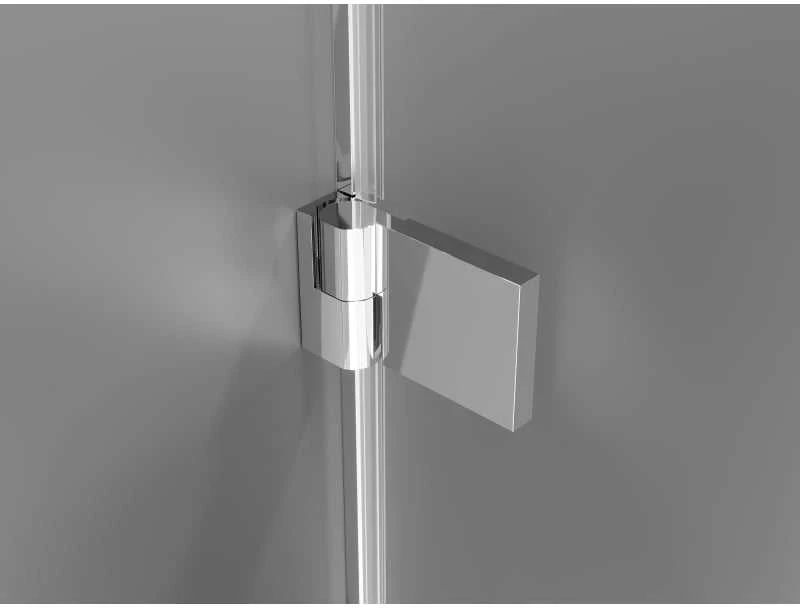 Dušo durys Mexen Lunar-B, kairė, 90 cm, transparent/chrome