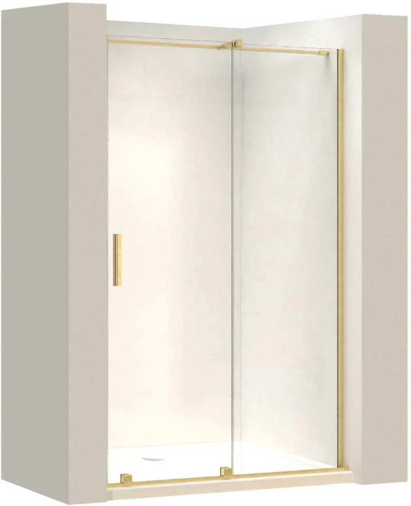 Dušo durys Rea Montana 120, Brushed Gold