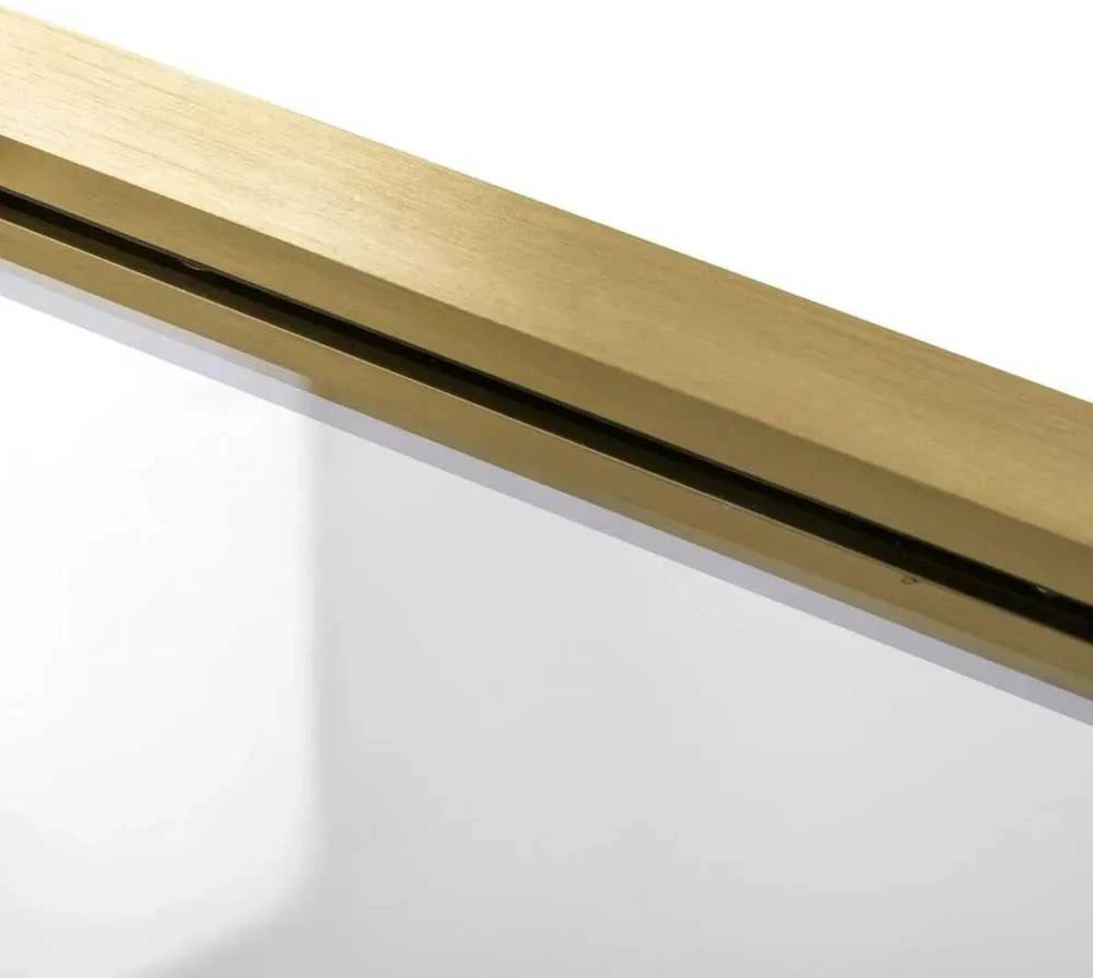 Dušo durys REA Rapid Swing, Brushed Gold, 90 cm