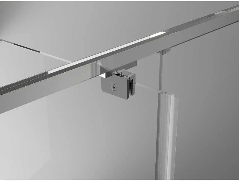 Dušo kabina Mexen Exo, varstomos durys, 90 x 90 cm, transparent/chrome
