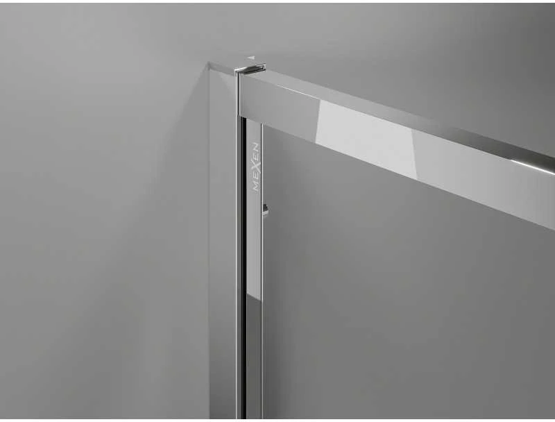 Dušo kabina Mexen Exo, varstomos durys, 95 x 85 cm, transparent/chrome