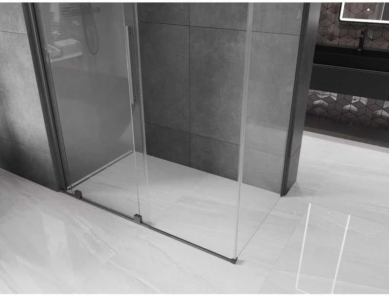 Dušo kabina Mexen Velar, 140 x 75 cm, Gun metal/Transparent