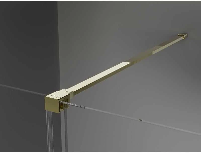 Dušo kabina Mexen Velar, 140 x 85 cm, Gold/matinis stiklas