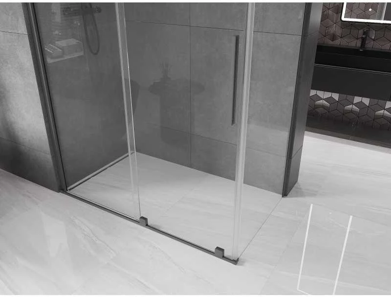 Dušo kabina Mexen Velar, 160 x 80 cm, Gun metal/Transparent