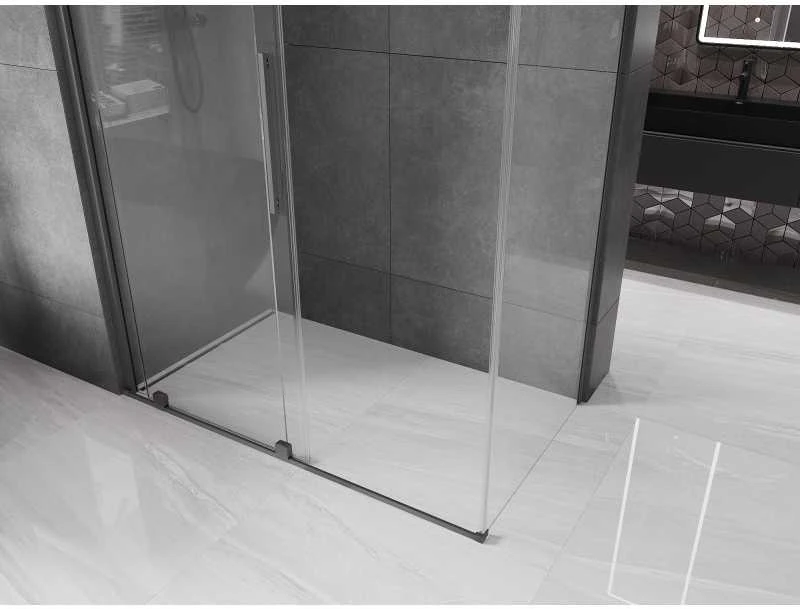 Dušo kabina Mexen Velar, 160 x 85 cm, Gun metal/Transparent