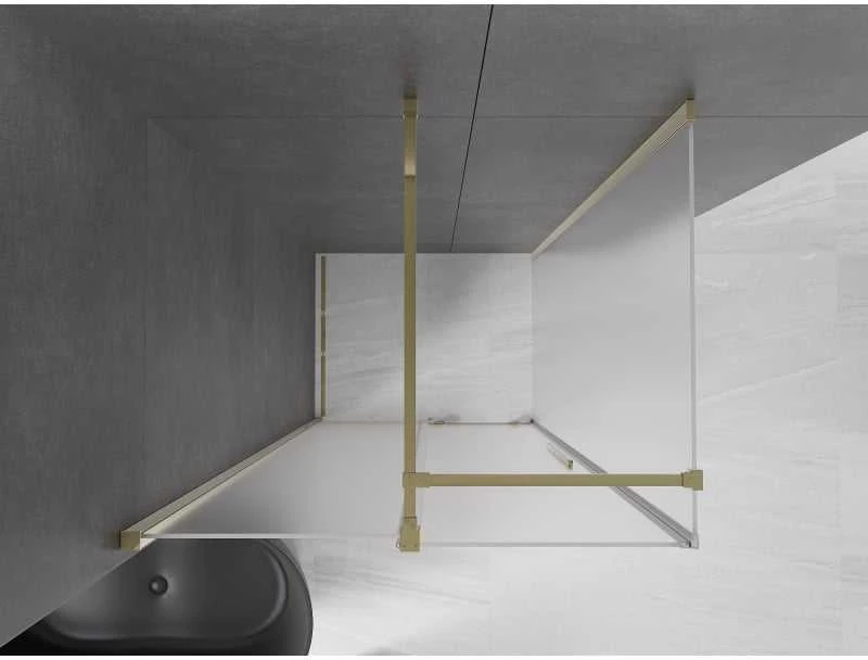 Dušo kabina Mexen Velar, 90 x 110 cm, Gold/matinis stiklas