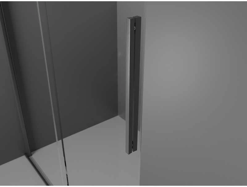Dušo kabina Mexen Velar L, 120 x 85 cm, Brushed gun pilka/Transparent