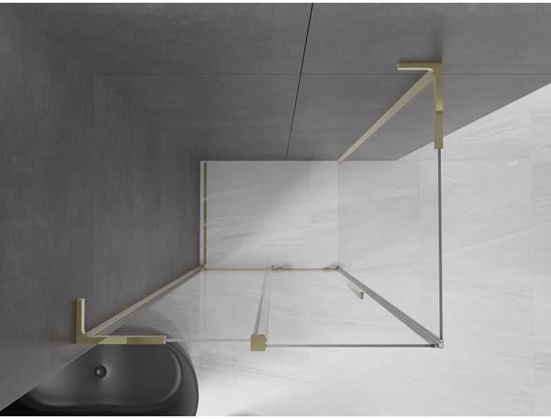 Dušo kabina Mexen Velar L, 90 x 85 cm, Gold/Transparent