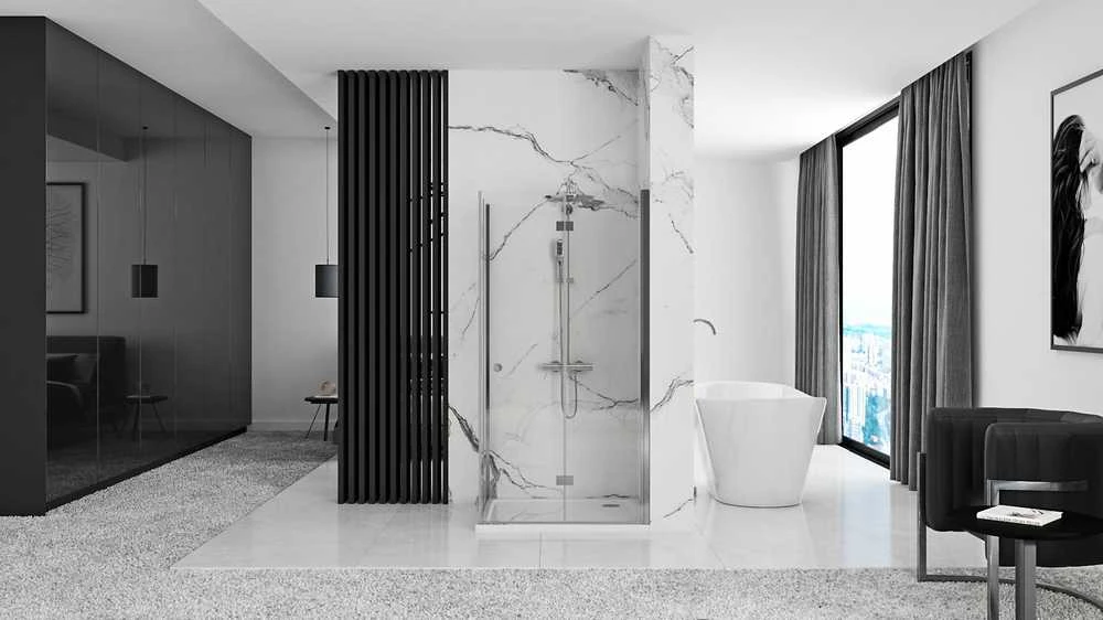 Dušo kabina Rea Fold N2 Modular, 120x120 cm
