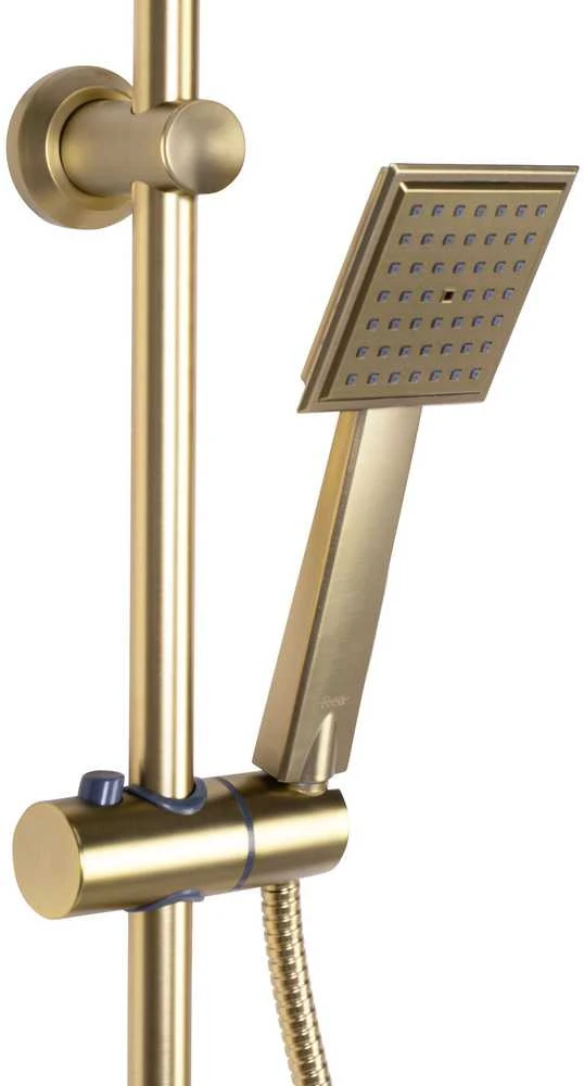 Dušo komplektas REA Bravo, Brushed Gold