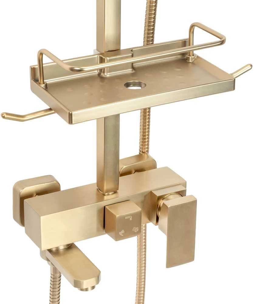 Dušo komplektas REA Jack, Brushed Gold