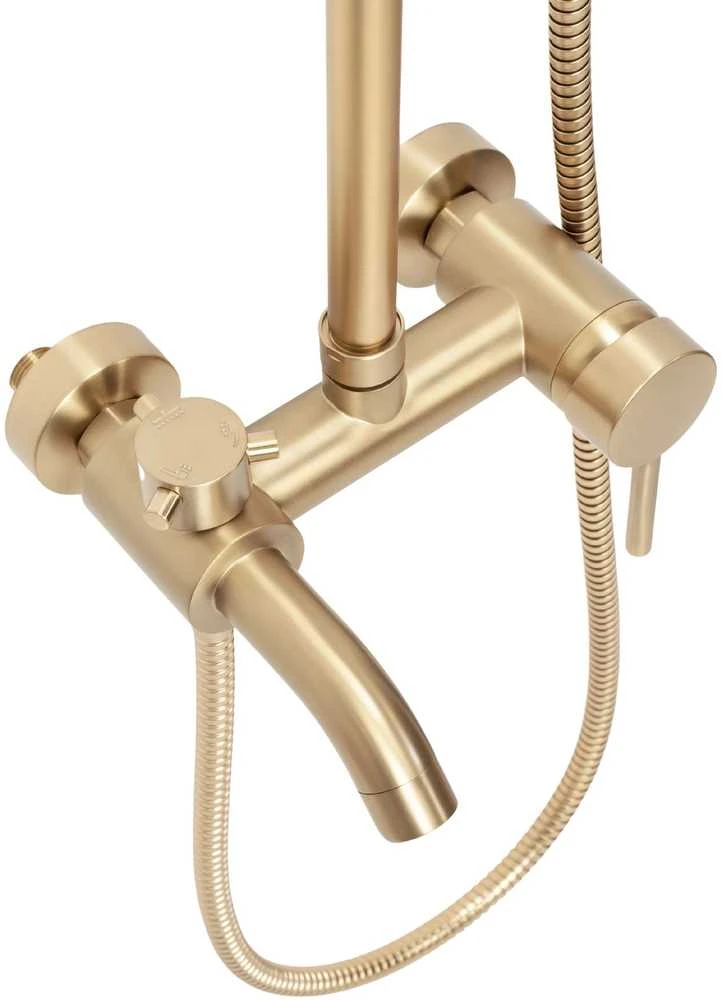 Dušo komplektas REA Luis, Brushed Gold