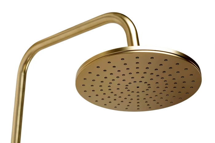 Dušo komplektas su termostatu REA Parot, Brushed Gold