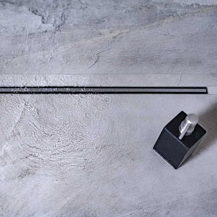 Dušo latakas Laveo Slim, 60 cm, Inox