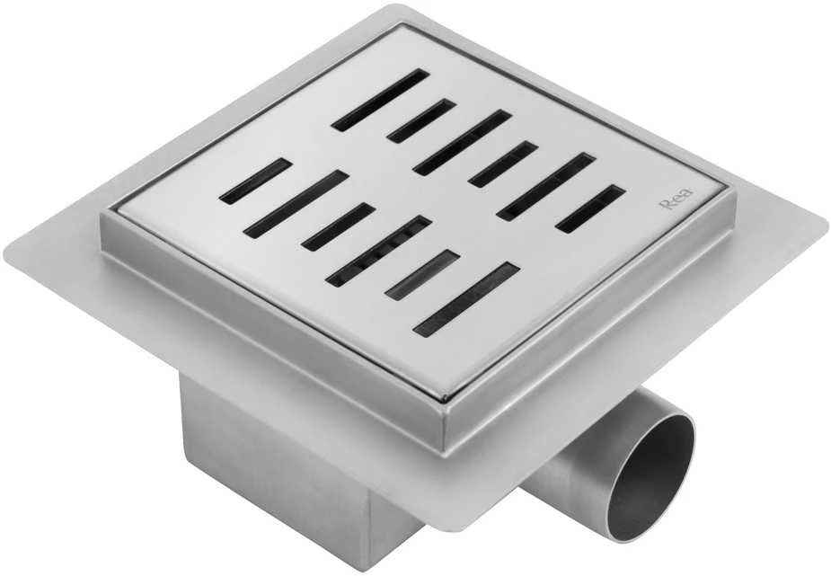 Dušo latakas REA Line, Brushed Steel, 12x12 cm